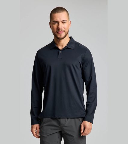 Tech Pique Polo Ls