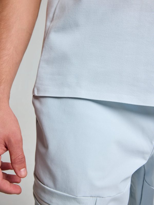 One Design DriRelease Polo Short Sleeve - Cliff Grey