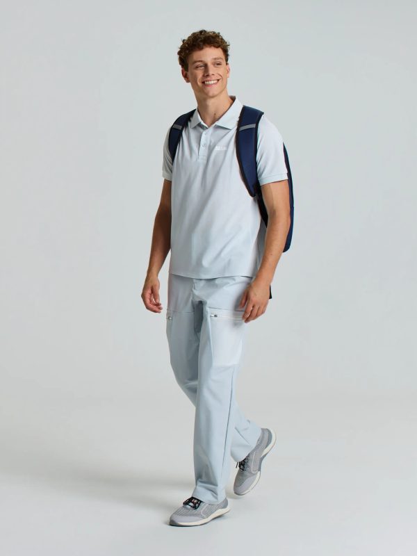One Design DriRelease Polo Short Sleeve - Cliff Grey