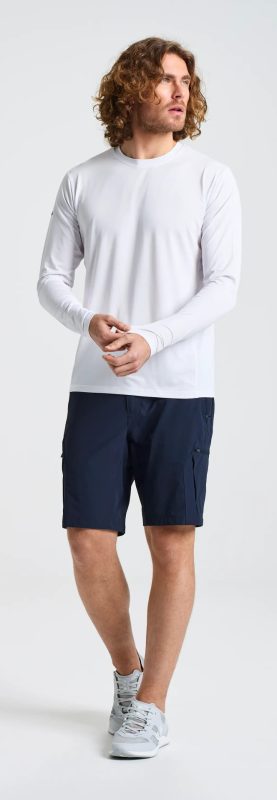Crew Sunblock Ls 2.0 - Bright White
