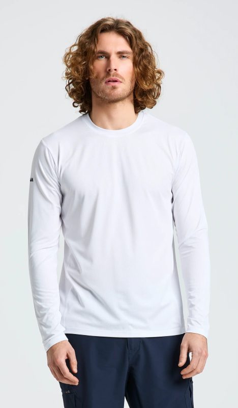 Crew Sunblock Ls 2.0 - Bright White