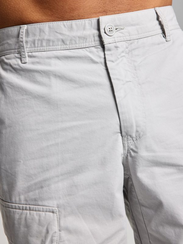 Deck Lgt Cargo Short - Glacier Grey
