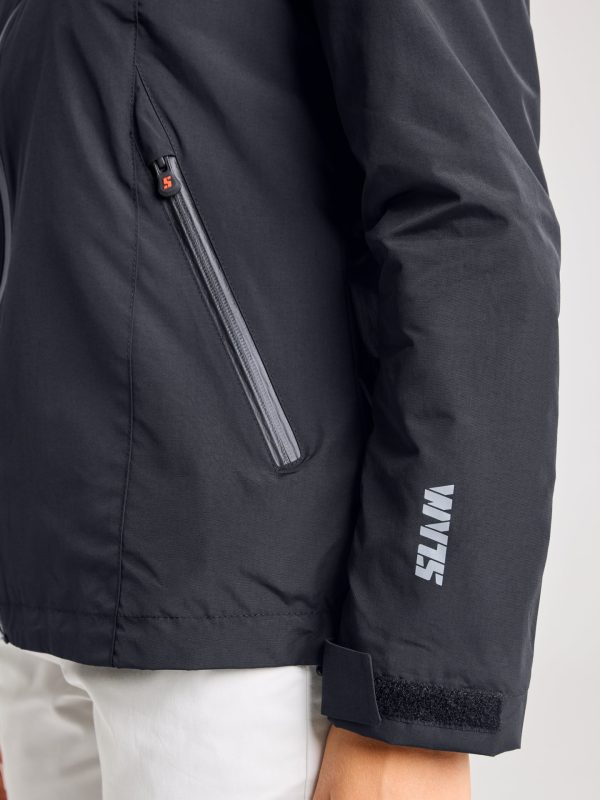 Crew Warm Hooded Jkt - Black Ink