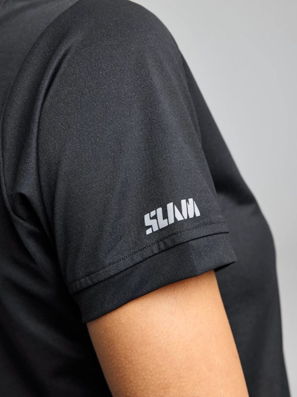 Tech Pique Polo Ss - Black Ink