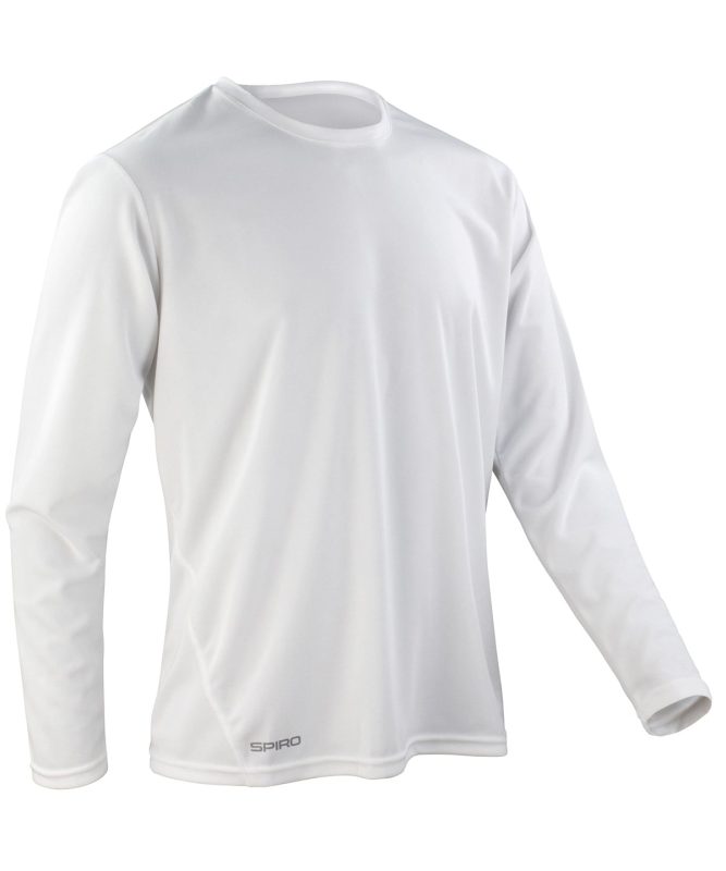 Spiro quick-dry long sleeve t-shirt - White