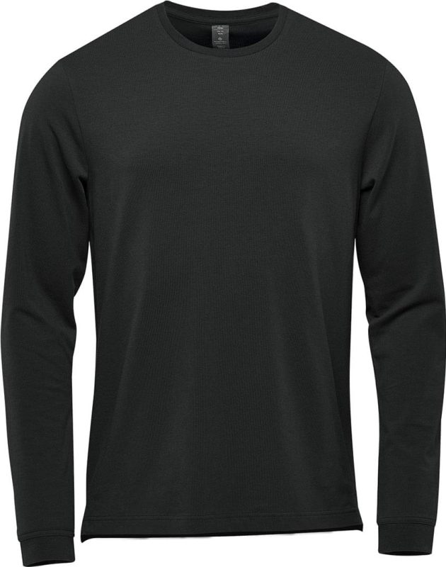 Montebello Performance Long Sleeve Tee - Black