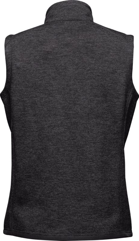 Avalante Full Zip Fleece Vest - Black Heather
