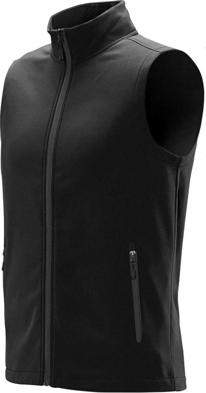 Orbiter Softshell Vest - Black/Dolphin