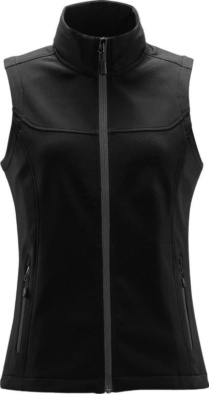 Orbiter Softshell Vest - Black/Dolphin