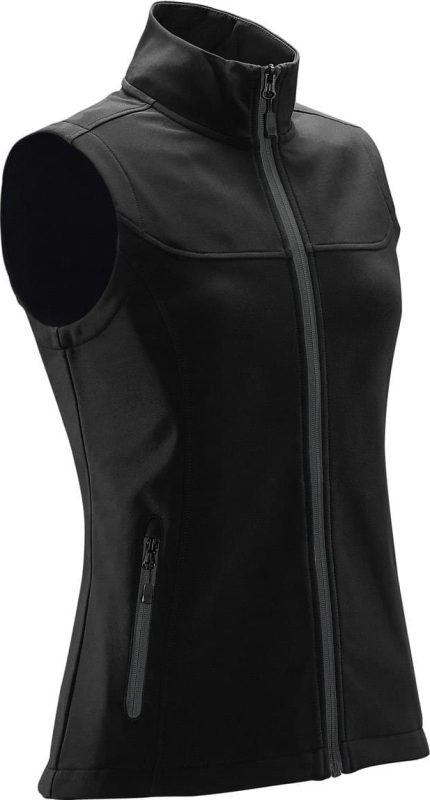 Orbiter Softshell Vest - Black/Dolphin