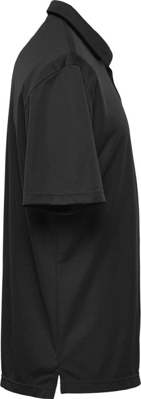 Treeline Performance Short Sleeve Polo - Black