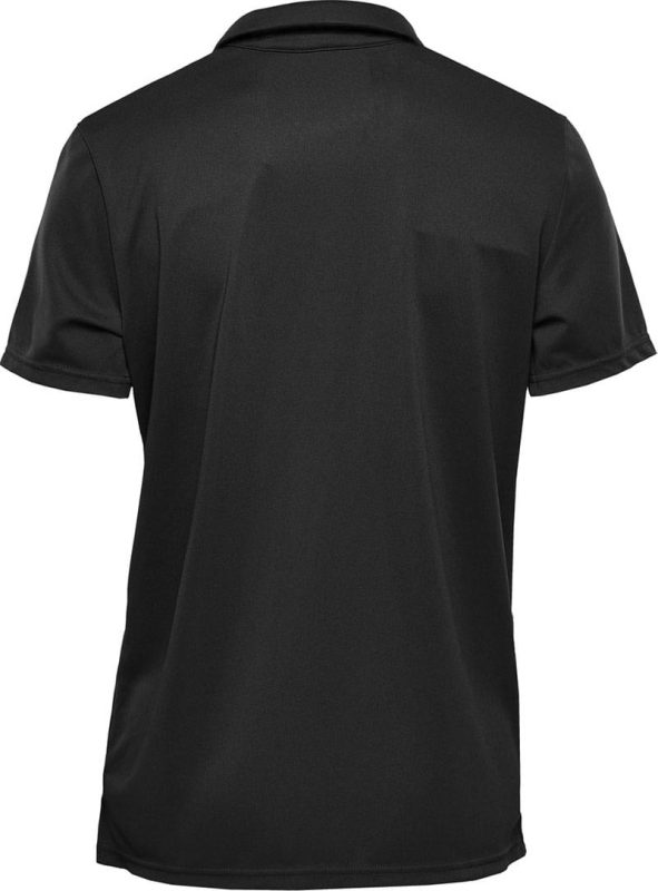 Treeline Performance Short Sleeve Polo - Black