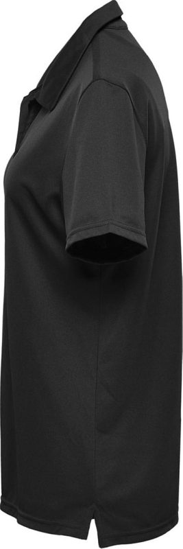 Treeline Performance Short Sleeve Polo - Black