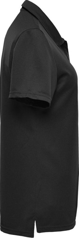 Treeline Performance Short Sleeve Polo - Black