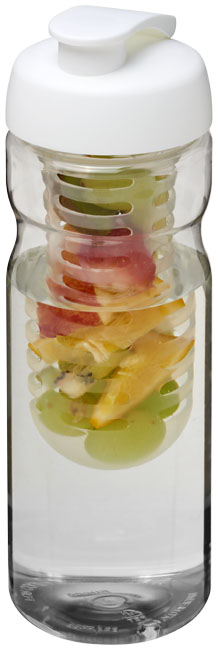 H2O Base Bottle Flip Lid - Transparent/White