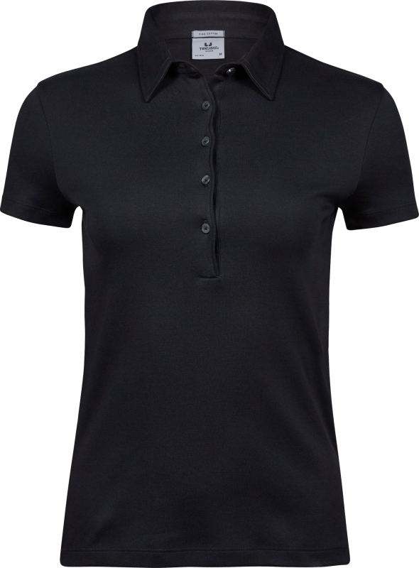 Pima Cotton Polo - Black