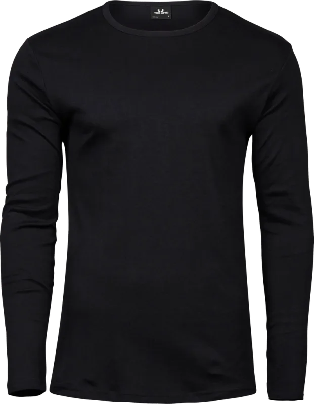 Long Sleeve Interlock Tee - Black