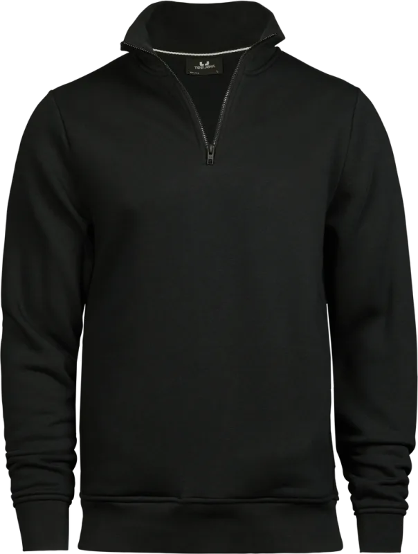 Half Zip Sweatshirt - Black