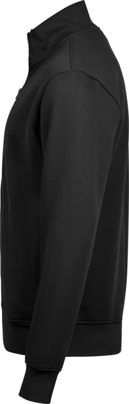 Full Zip Sweat Cardigan - Black