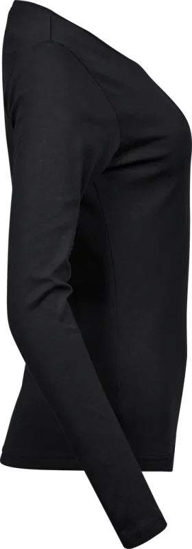 Long Sleeve Interlock Tee - Black