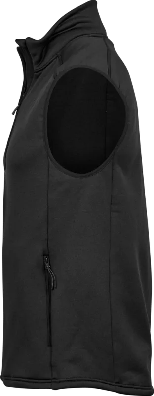 Stretch Fleece Bodywarmer - Black