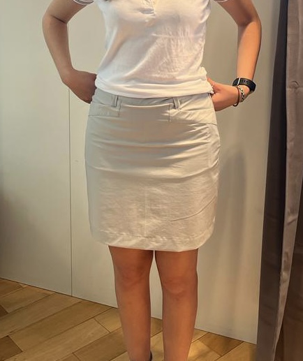 Sofi Techno Skort - Alluminium Gray