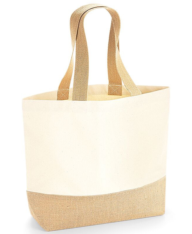Jute Base Canvas Bag