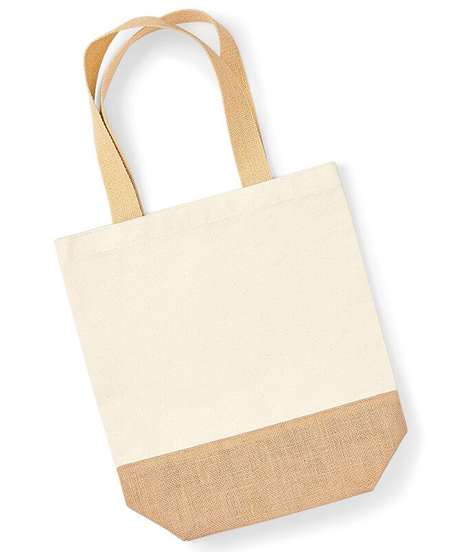 Jute Base Canvas Bag